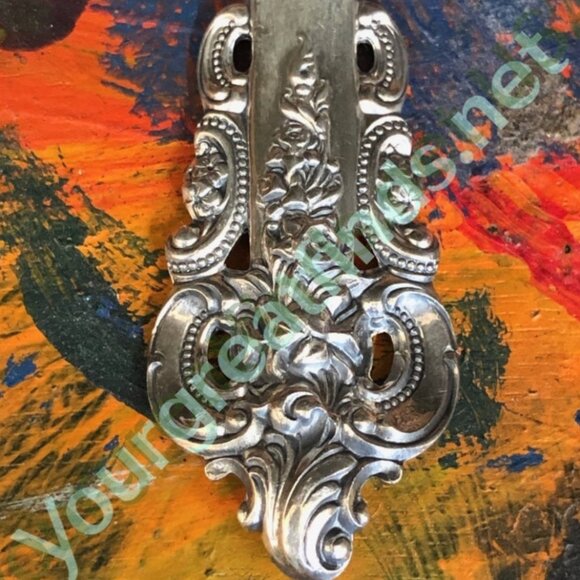 Vintage Solid Sterling Silver Spoon Pendant - Picture 2 of 5